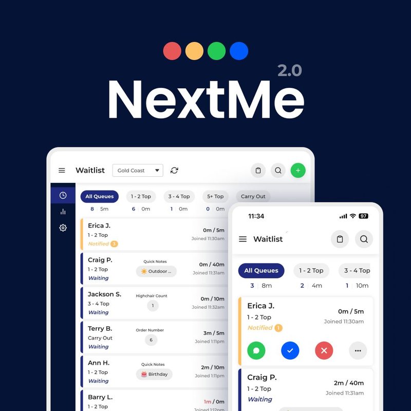 Next Me 2.0 web application image