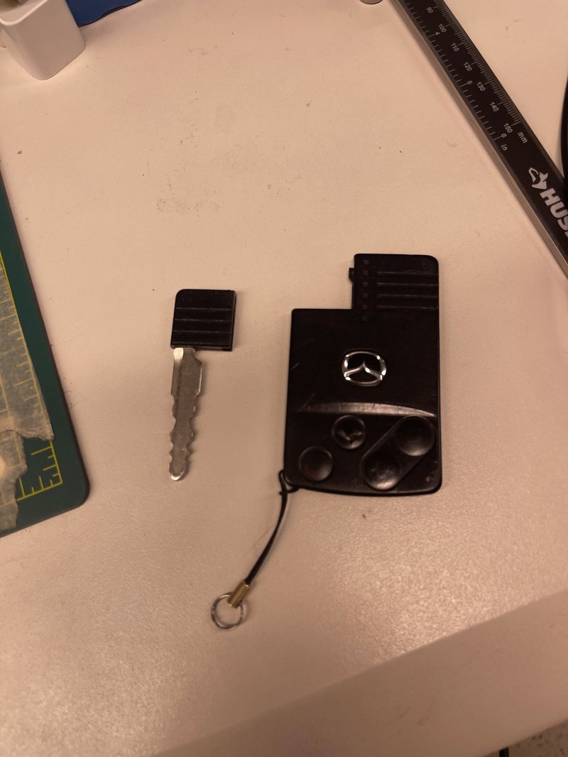The NC Miata Car keys