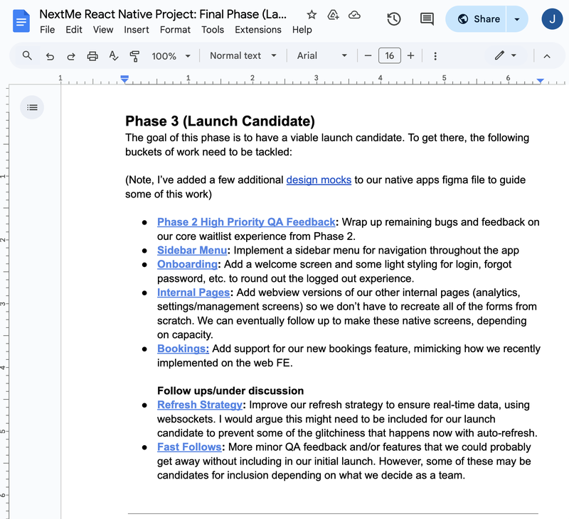 Requirements Document Next Me
