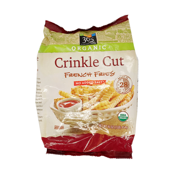 Azure Market Organics Crinkle Cut French Fries, Frozen, Organic