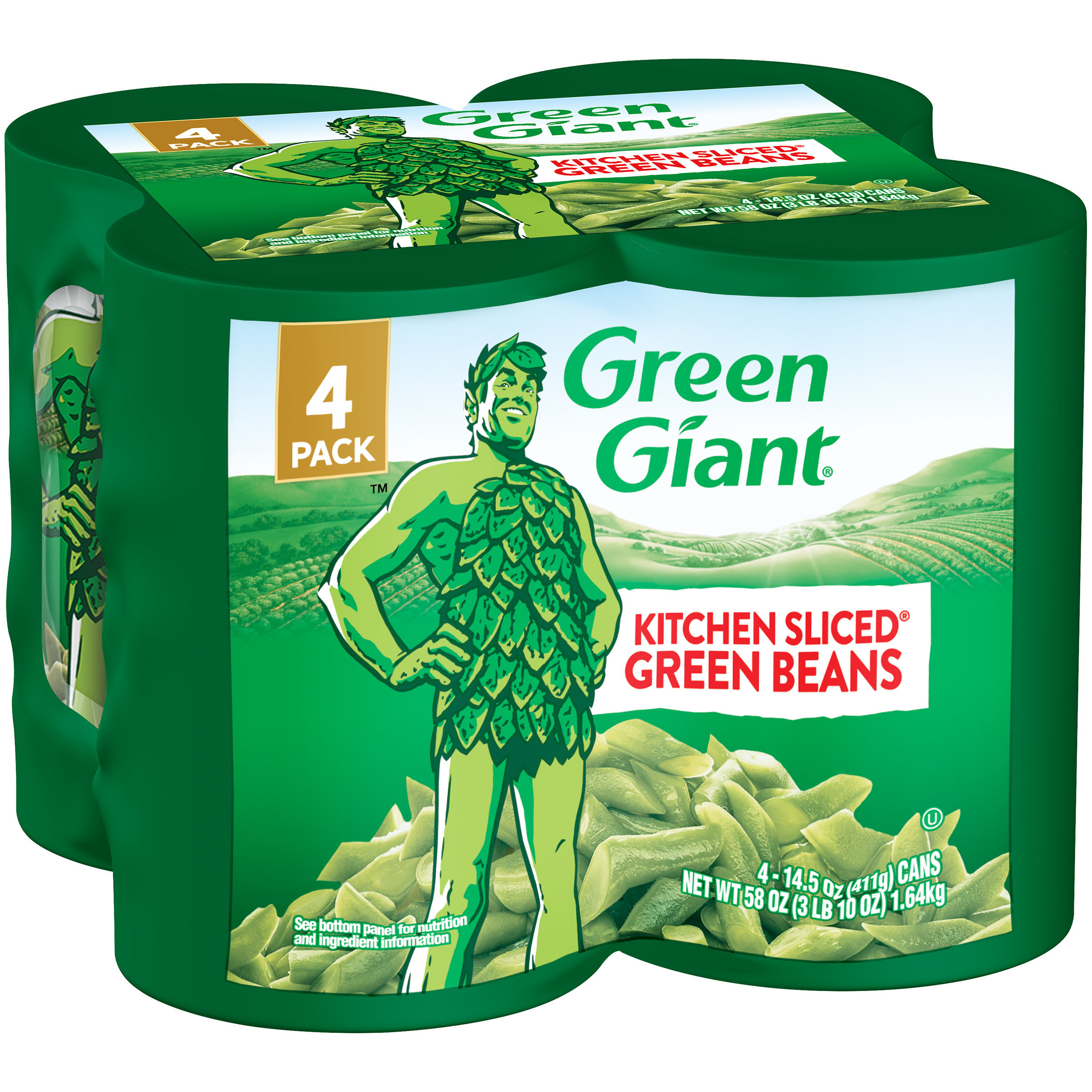 Green Giant Kitchen Sliced Green Beans 414 5 Oz Cans 