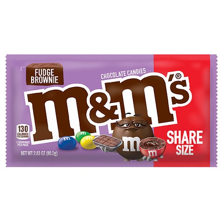 M&M Fudge Brownie Rack Advertising Store Sign Display Topper