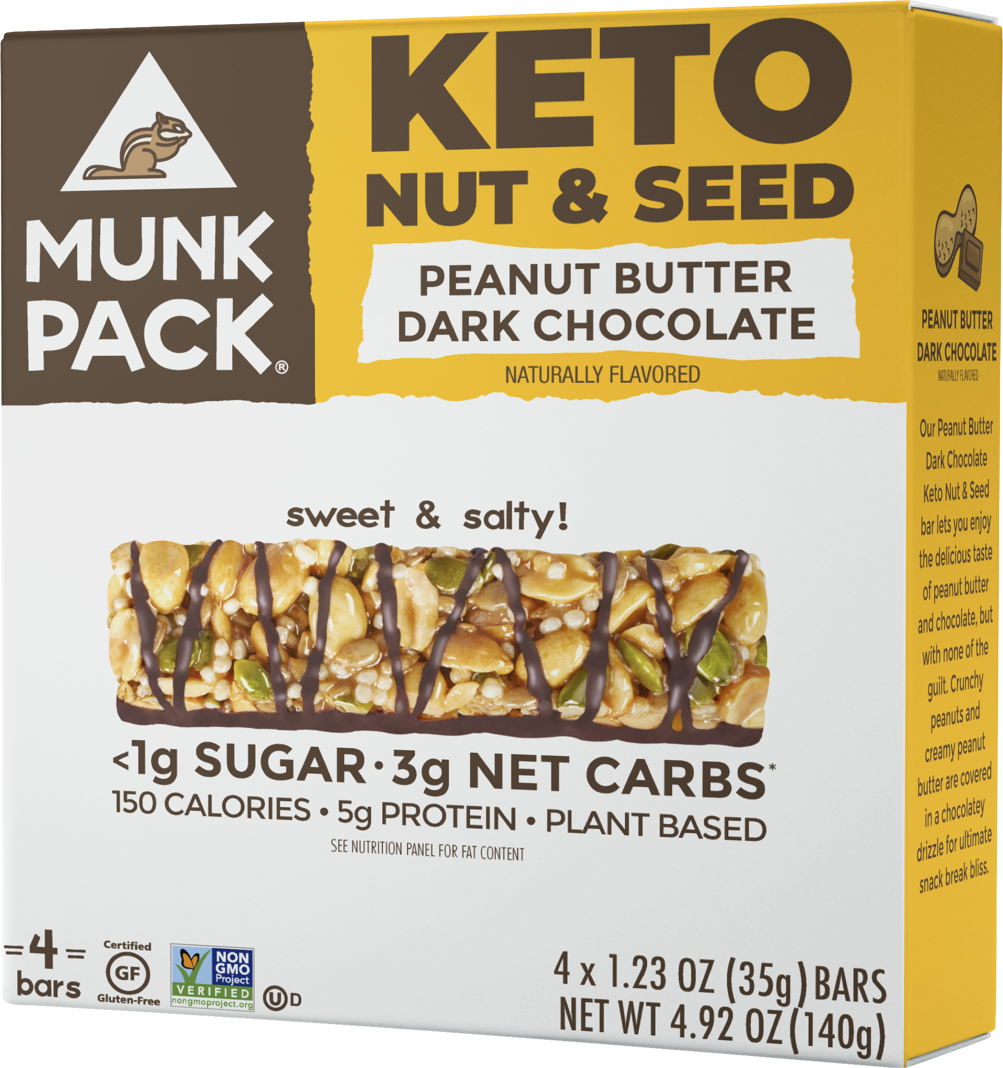 Peanut Butter Dark Chocolate Six Pack - YES BAR®