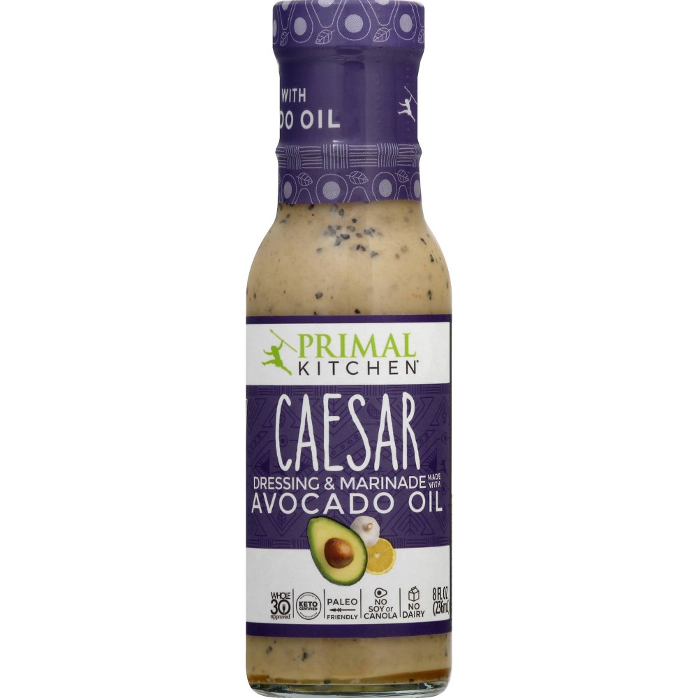 Primal Kitchen Avocado Oil Caesar Dressing, 12 Ounce (Pack of 2)