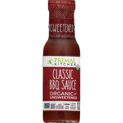 Primal Kitchen BBQ Sauce, Organic & Unsweetened, Classic - 8.5 oz