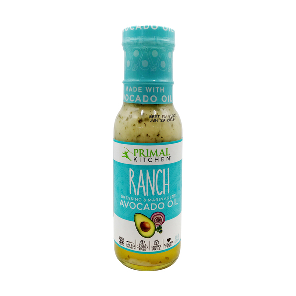 Primal Kitchen Dressing & Marinade, Vegan Ranch - 8 fl oz