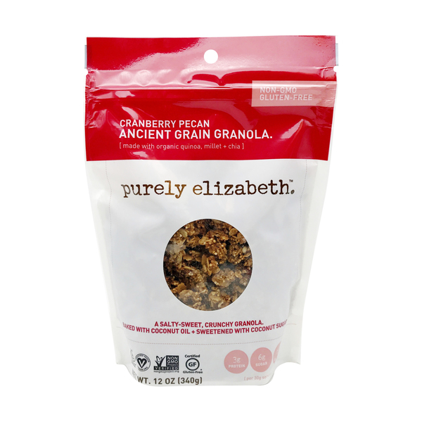 Purely Elizabeth Ancient Grain Granola, Grain Free, Chocolate Peanut Butter - 10 oz