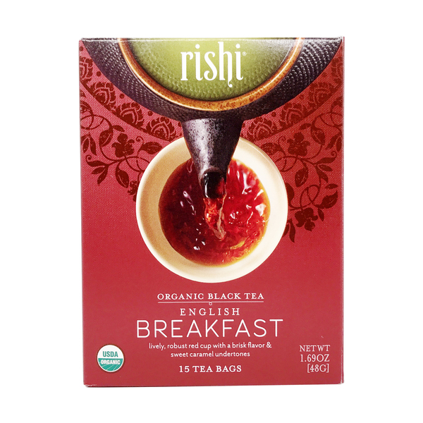 Rishi Tea English Breakfast Organic - 50 Count