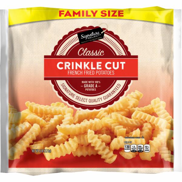 Signature Select Potatoes French Fried Crinkle Cut - 32 Oz