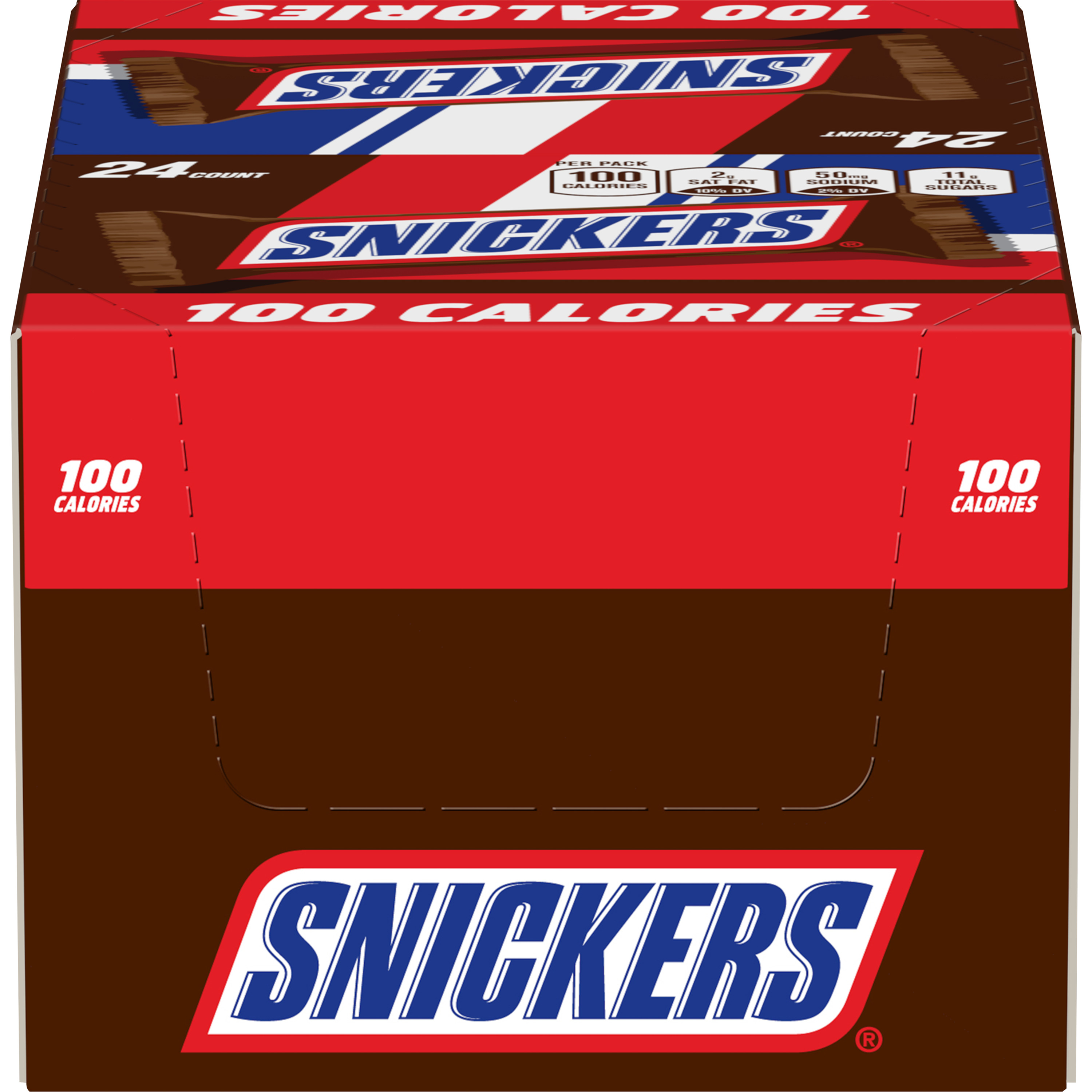 snickers candy bar calorie count