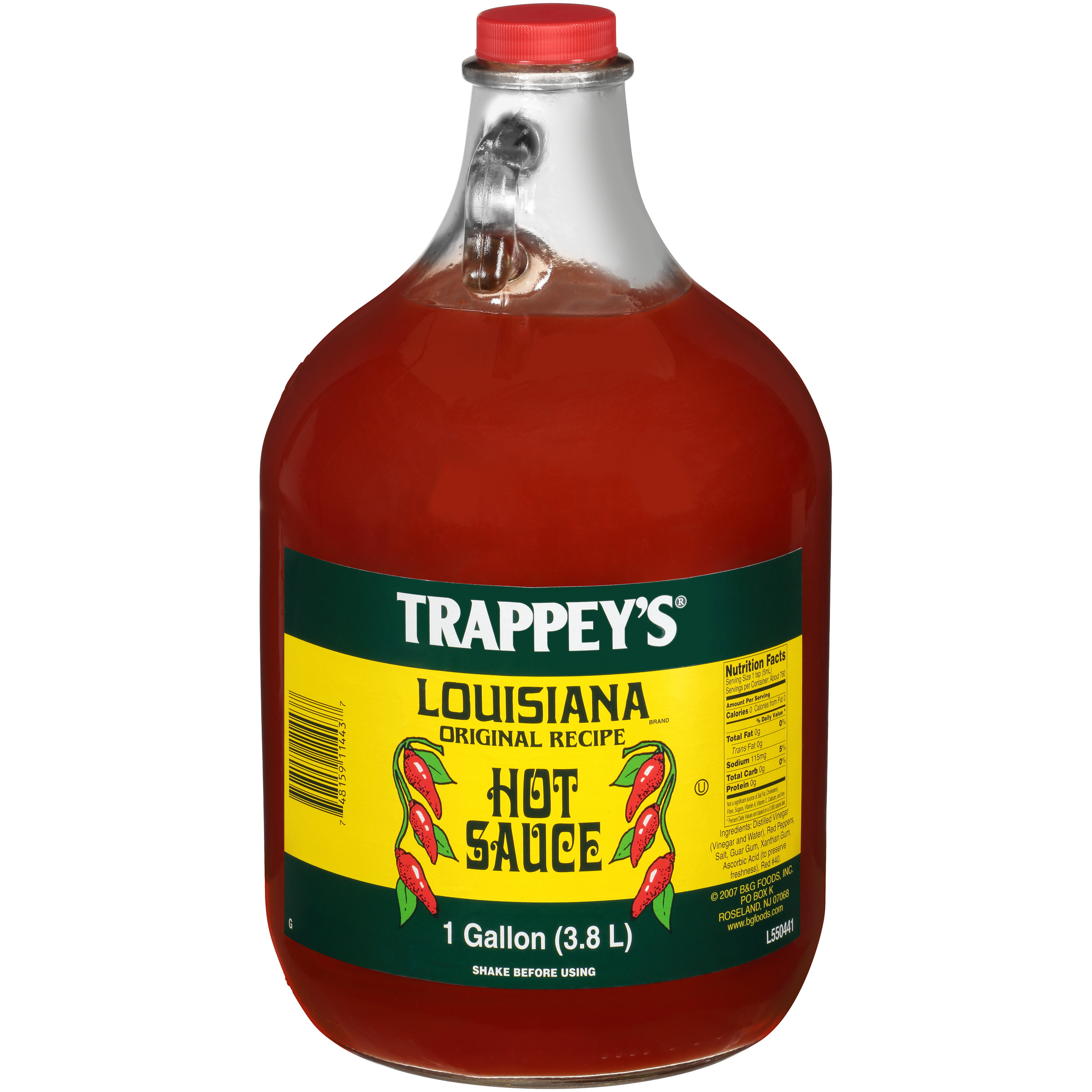 Trappey's® Louisiana Original Recipe Hot Sauce 1 gal. Jug 