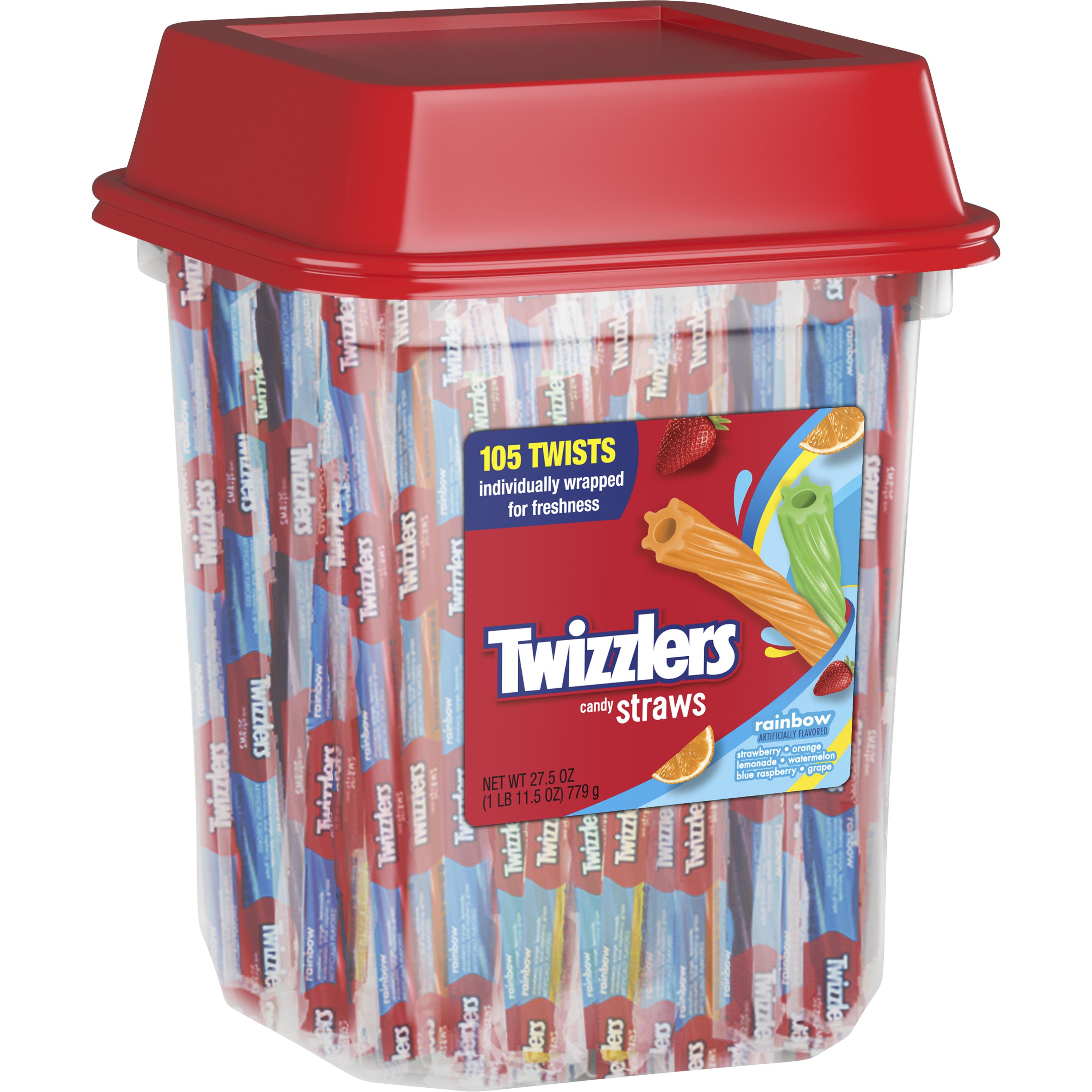 Twizzlers Twists Rainbow Wrapped Candy 2 Pounds