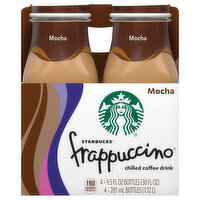 Starbucks Coffee Drink, Chilled, Mocha, 4 Each