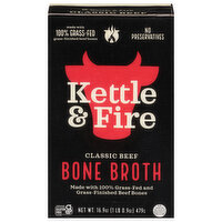 Kettle & Fire Bone Broth Classic Beef, 16.9 Ounce