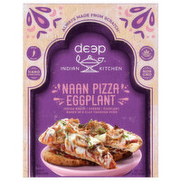 Tandoor Chef Pizza, Naan, Artisan Crust, Eggplant, 9 Ounce
