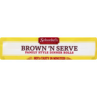 Schwebel's Dinner Rolls, Brown 'n Serve, Family Style, 12 Each