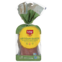 Dr. Schar Bread, Gluten-Free, 10 Grains & Seeds, Artisan Baker, 14.1 Ounce