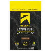 Ascent Chocolate Whey Protein Powder Packet, 1 Each