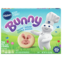 Pillsbury Ready To Bake Bunny Shape Sug, 9.1 Ounce