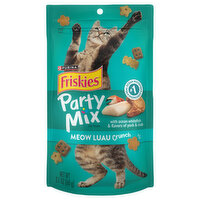 Purina Friskies Cat Treats, Party Mix Meow Luau Crunch, 2.1 Ounce