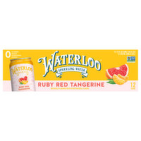 Waterloo Sparkling Water Ruby Red Tangerine, 12 Each