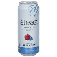 Steaz Antioxidant Brew Tea, Blueberry Pomegranate, 16 Ounce
