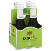 Korbel Brut Sparkling Wine, 4 Each