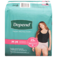 Depend Super Absorb Med Pants For Women, 18 Each