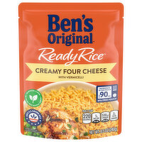 Ben's Original Ready Rice Creamy Four Cheese Flavored Rice Easy Dinner Side, 8.5 Ounce