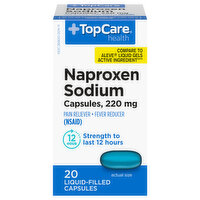 Topcare Naproxen Liquidgels, 20 Each