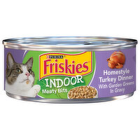 Friskies Indoor Gravy Wet Cat Food, Indoor Homestyle Turkey Dinner in Gravy, 5.5 Ounce