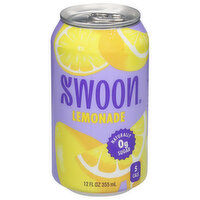 Swoon Lemonade, Zero Sugar, Classic with Real Lemons, 12 Ounce