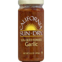 California Sun Dry Sun-Dried Tomatoes with Garlic, 8.5 Ounce