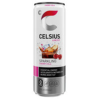 Celsius Sparkling Cherry Cola, 12 Ounce