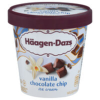 Haagen-Dazs Vanilla Chocolate Chip Ice Cream, 14 Fluid ounce