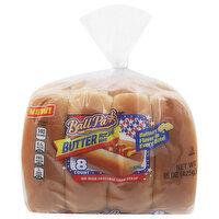 Ball Park Butter Hot Dog Buns, 8 Each