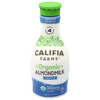 Califia Farms Organic Almondmilk Vanilla, 48 Ounce