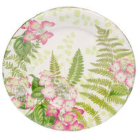 Caspari Fern Garden Salad Plate, 1 Each
