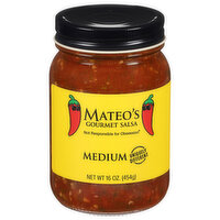 Mateos Medium Gourmet Salsa, 16 Ounce