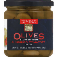 Divina Sundried Tomato Stuffed Olives, 7.8 Ounce