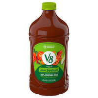 V8 100% Vegetable Juice Low Sodium 100% Vegetable Juice, 64 Ounce