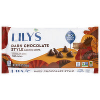 Lily's Baking Chips, Dark Chocolate, 55% Cocoa, 9 Ounce