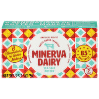 Minerva Dairy Butter, Amish, Sea Salt, 8 Ounce