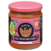 Siete Enchilada Sauce, Red, 15 Ounce