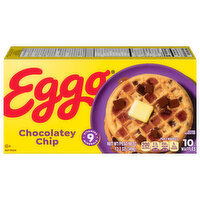 Eggo Frozen Waffles, Frozen Breakfast, Chocolatey Chip, 10.75 Ounce