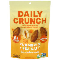 Daily Crunch Tumeric Sea Salt Sprouted Almonds, 4 Ounce