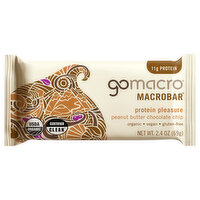 Gomacro Bar Peanut Butter Chocolate Chip, 2.4 Ounce