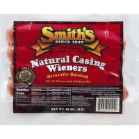 Smith's Natural Casing 6'' Weiner, 16 Ounce