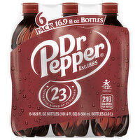 Dr. Pepper Soda, 6 Each
