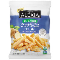 Alexia Organic Crinkle Cut Fries with Sea Salt, 16 Ounce